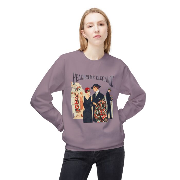 Beachside elegance Unisex Midweight Softstyle Fleece Crewneck Sweatshirt - Image 19