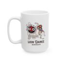 Lion dance Ceramic Mug, (11oz, 15oz)