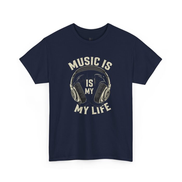Music is my life Unisex Heavy Cotton Tee - Image 11