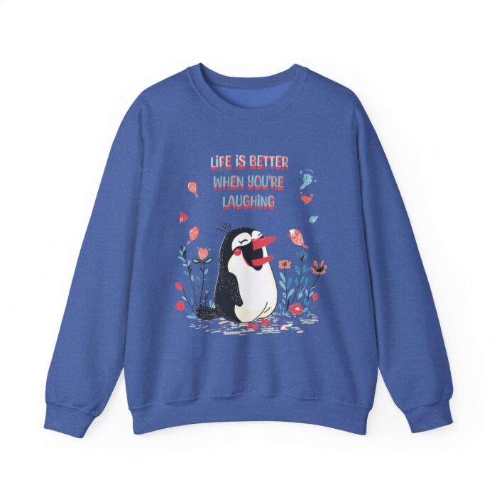Life is better when you're laughing Unisex Heavy Blend™ Crewneck Sweatshirt - Image 21