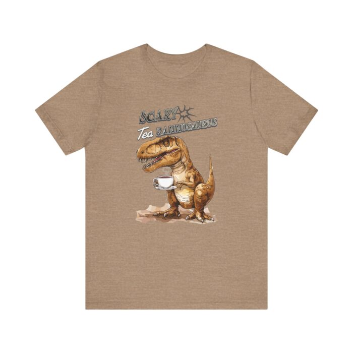Scary Tea Rannosaurus Unisex Jersey Short Sleeve Tee - Image 9