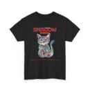 Shadow Cat Unisex Heavy Cotton Tee – Silently Cute, Deadly Design