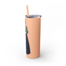 GRACE HERITAGE Skinny Tumbler with Straw, 20oz