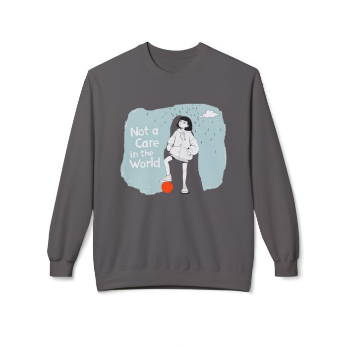Not a care in the world Unisex Midweight Softstyle Fleece Crewneck Sweatshirt - Image 25