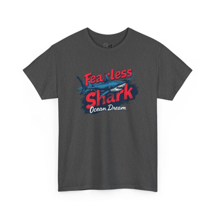 Fearless shark Unisex Heavy Cotton Tee - Image 27