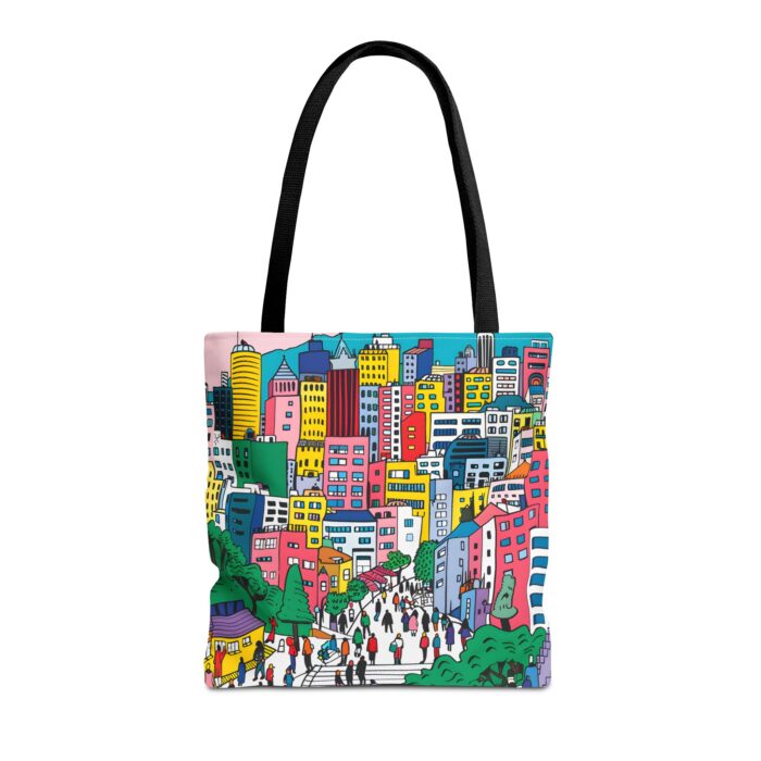 Seoul's hill neighborhoods Tote Bag (AOP) - Image 5