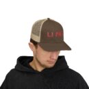 I'm a badass Vibrant Korean Script Snapback Trucker Cap – Trendy Hat for Casual Outings