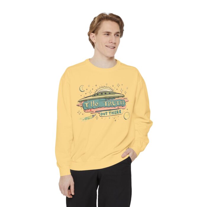 The truth is out there Unisex Garment-Dyed Sweatshirt - Image 11