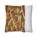 Map of Memories Spun Polyester Square Pillowcase