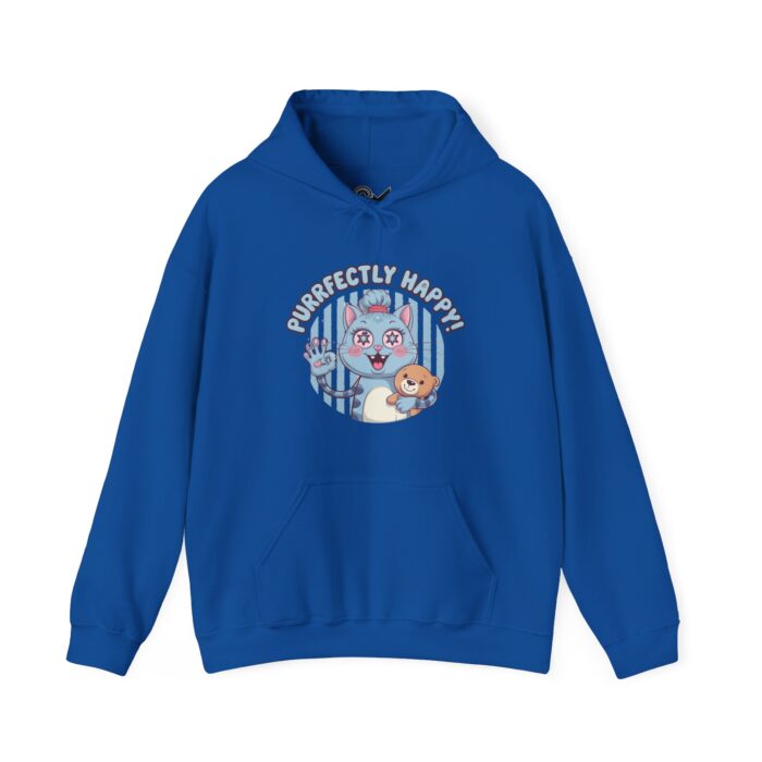 Purrfectly happy Unisex Heavy Blend™ Hooded Sweatshirt - Image 17