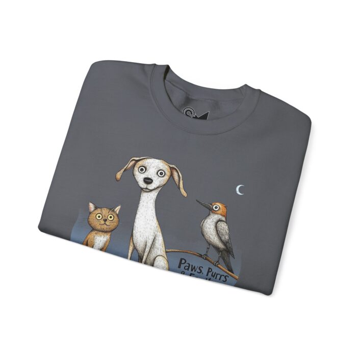 Paws, Purrs & Feathers Unisex Heavy Blend™ Crewneck Sweatshirt - Image 23