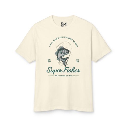 Be a fisher of man Unisex Garment-Dyed Heavyweight Cotton Tee