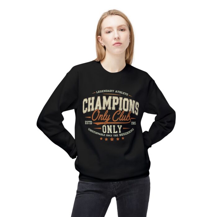 Champions only club Unisex Midweight Softstyle Fleece Crewneck Sweatshirt - Image 3