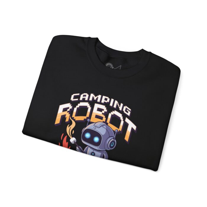 Camping robot Unisex Heavy Blend™ Crewneck Sweatshirt - Image 7