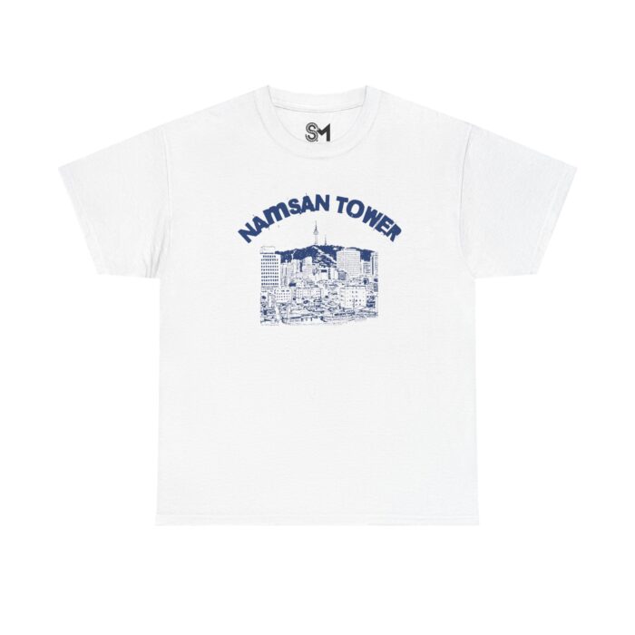 Namsan Tower Unisex Heavy Cotton Tee