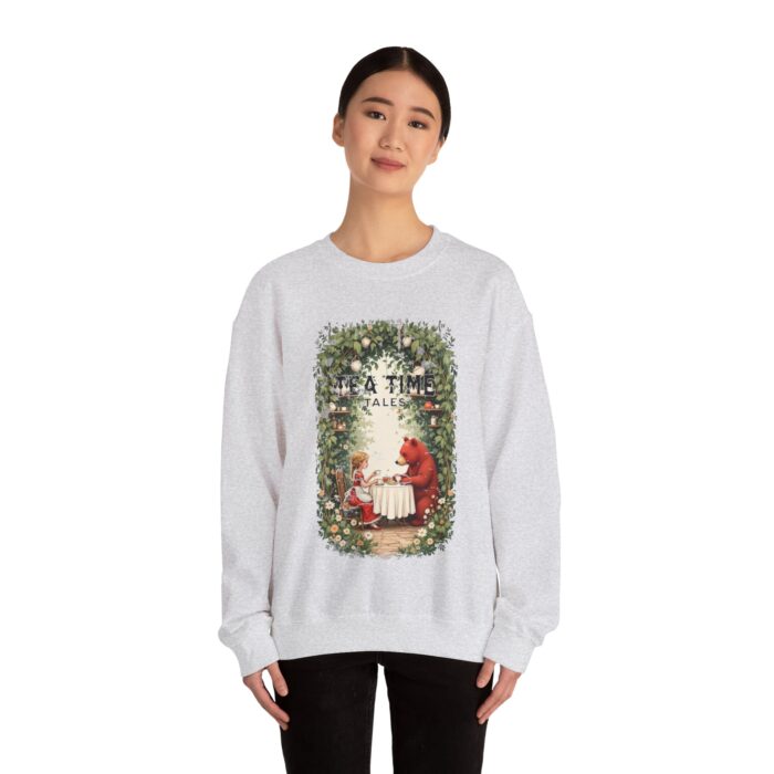 Tea time tales Unisex Heavy Blend™ Crewneck Sweatshirt - Image 8