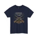 Courage is built through fear Unisex Heavy Cotton Tee