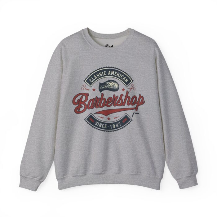 Classic American barbershop Unisex Heavy Blend™ Crewneck Sweatshirt - Image 13