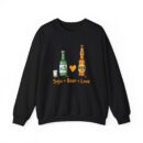 Soju + Beer = Love Unisex Heavy Blend™ Crewneck Sweatshirt