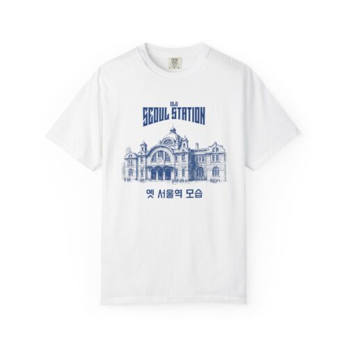 Seoul Station Graphic T-Shirt | Vintage Unisex Tee for Travel Lovers