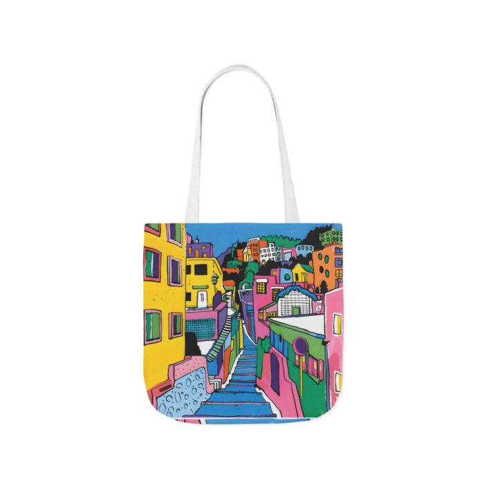 The hillside village in Korea Canvas Tote Bag, 5-Color Straps - Image 37