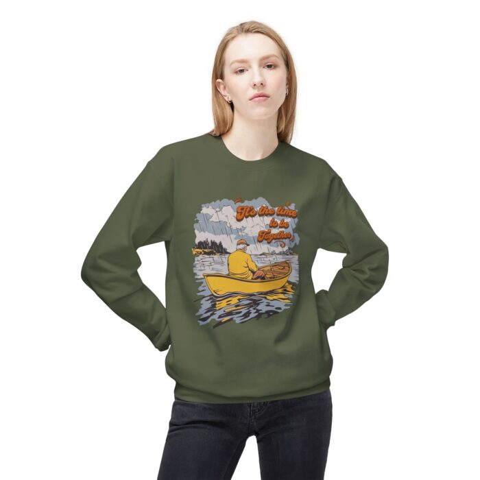 Time to be together Unisex Midweight Softstyle Fleece Crewneck Sweatshirt - Image 19