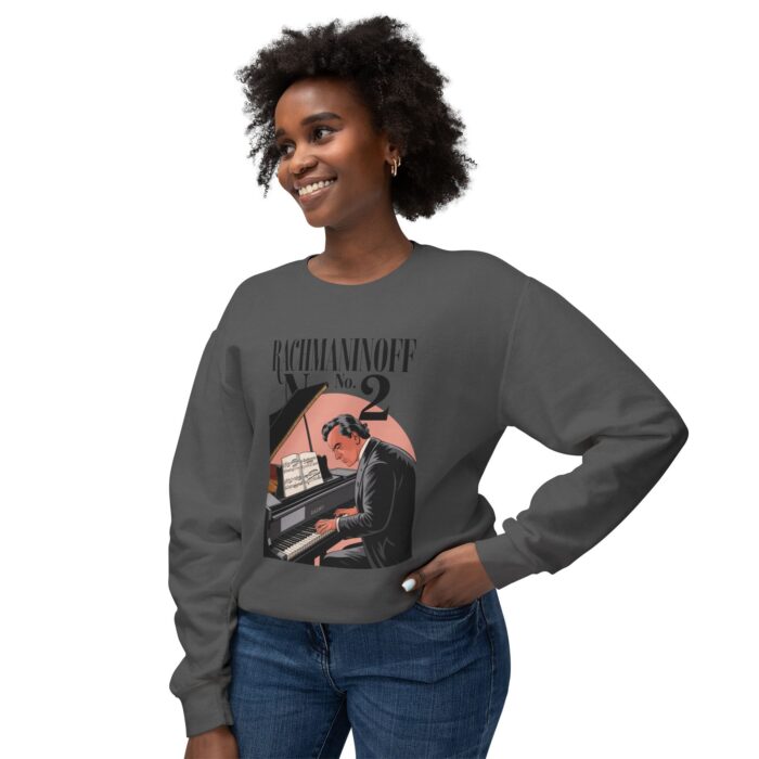 Rachmaninoff No. 2 Unisex Lightweight Crewneck Sweatshirt - Image 27