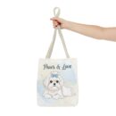 Paws & Love Dog Tote Bag - Cute Pet Lover's Carryall