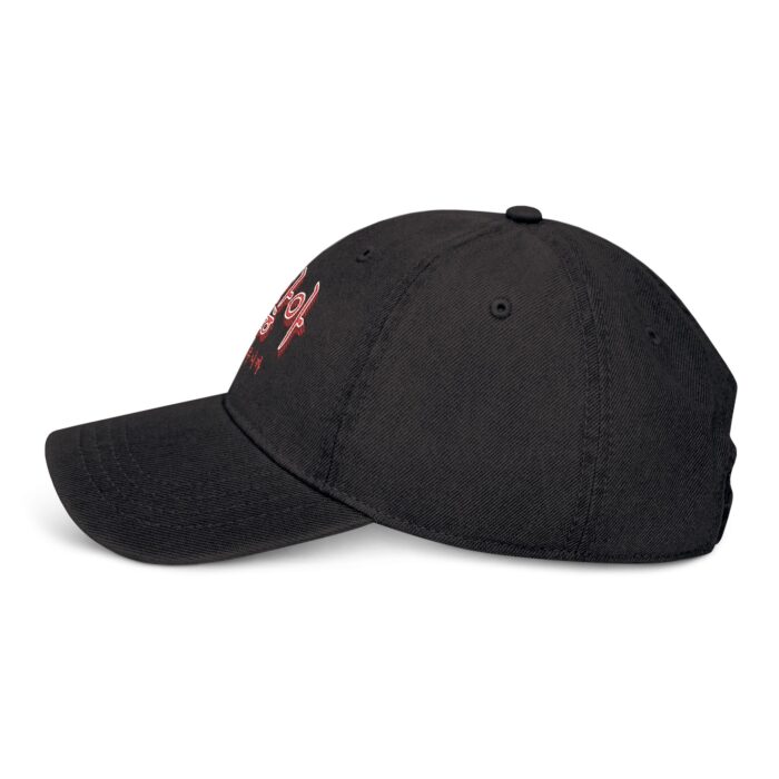 It's Okay Embroidered Denim Hat - '괜찮아' Adjustable Cap for Casual Style - Image 4