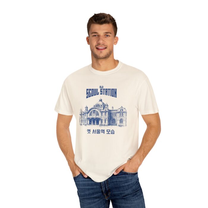 Seoul Station Graphic T-Shirt | Vintage Unisex Tee for Travel Lovers - Image 8