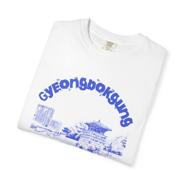 Gyeongbokgung Street Unisex Garment-Dyed T-shirt - Image 3