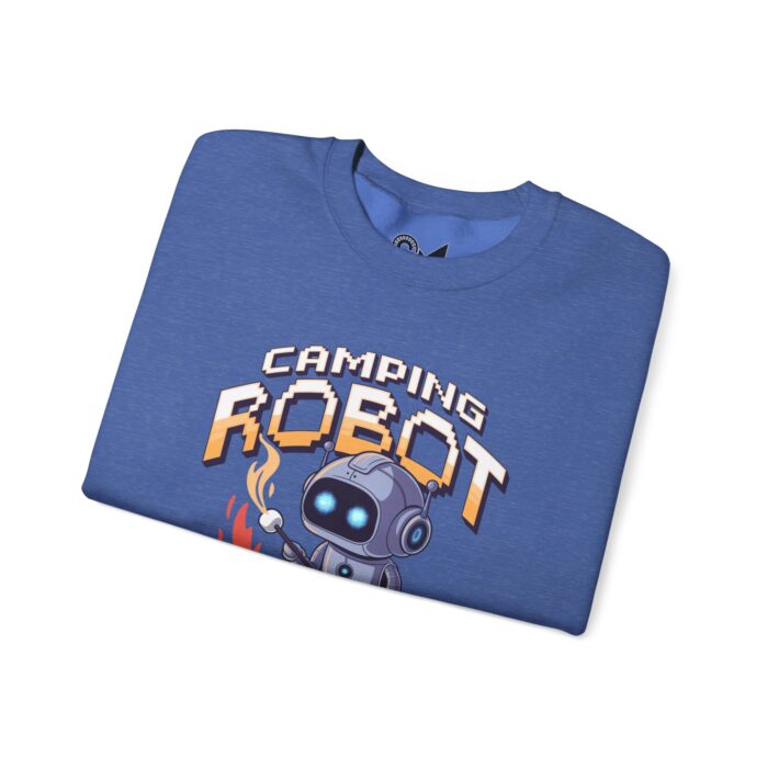Camping robot Unisex Heavy Blend™ Crewneck Sweatshirt - Image 31