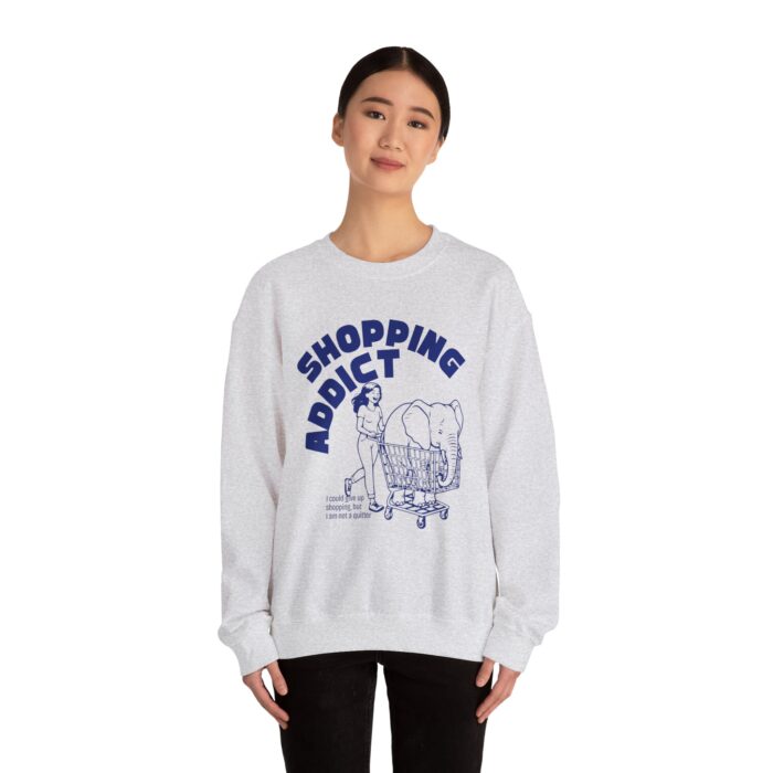 Shopping addict Unisex Heavy Blend™ Crewneck Sweatshirt - Image 8