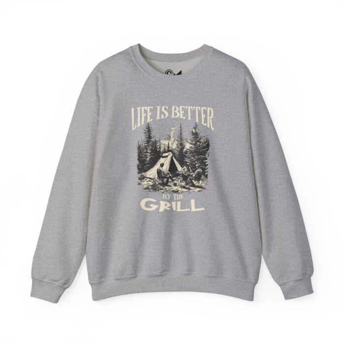 Life is better Unisex Heavy Blend™ Crewneck Sweatshirt - Image 5