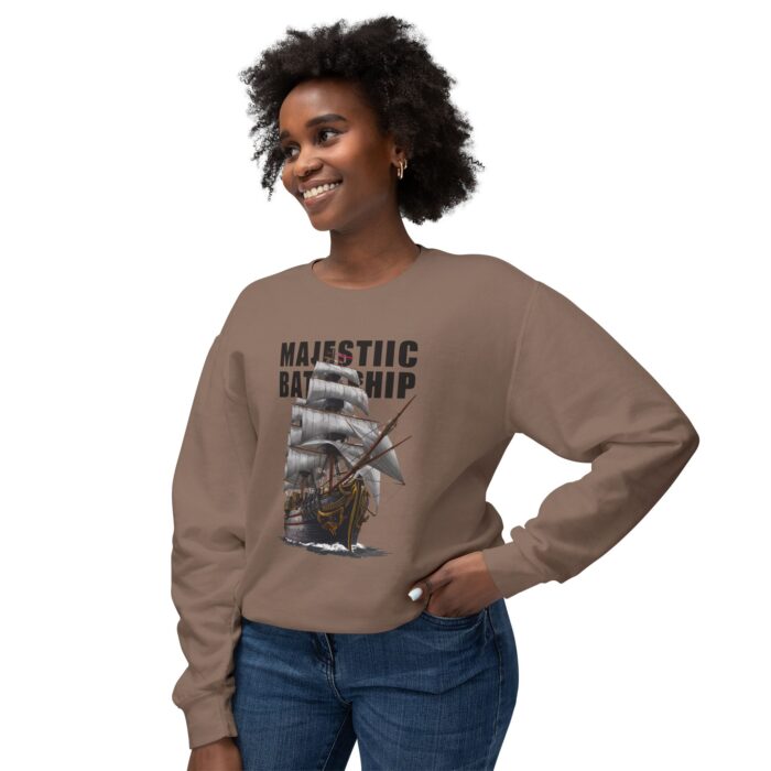 Battleship Unisex Lightweight Crewneck Sweatshirt - Image 7