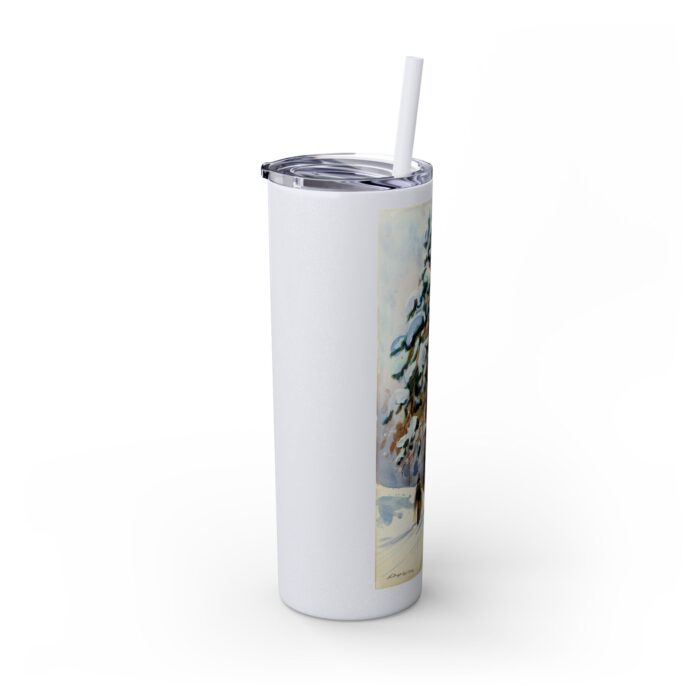 A tall pine tree Skinny Tumbler with Straw, 20oz - Image 14