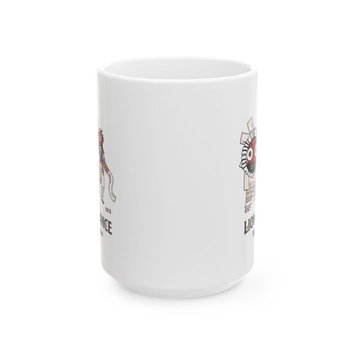 Lion dance Ceramic Mug, (11oz, 15oz) - Image 5