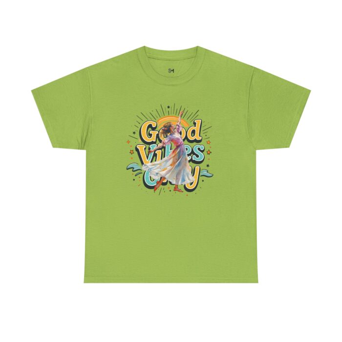 Good vibes only Unisex Heavy Cotton Tee - Image 29