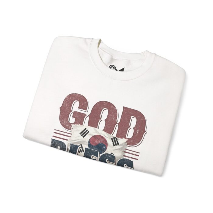 God bless Korea Unisex Heavy Blend™ Crewneck Sweatshirt - Image 3
