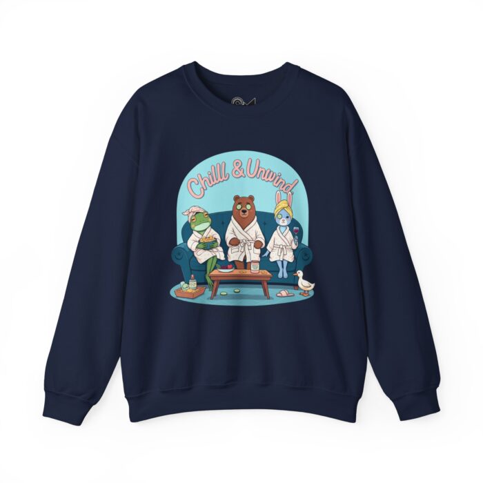 Chill & Unwind Unisex Heavy Blend™ Crewneck Sweatshirt - Image 29