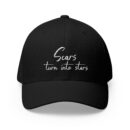Embroidered Cap - 'Scars Turn Into Stars' Inspiring Quote
