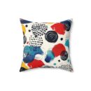 Modern Pattern Spun Polyester Square Pillow