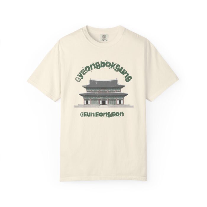 Gyeongbokgung Geunjeongjeonjeon Unisex Garment-Dyed T-shirt - Image 5