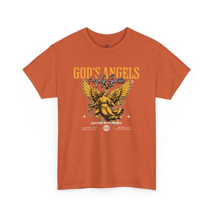 God's angels Unisex Heavy Cotton Tee - Image 3