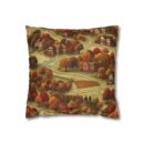 Map of Memories II Spun Polyester Square Pillowcase