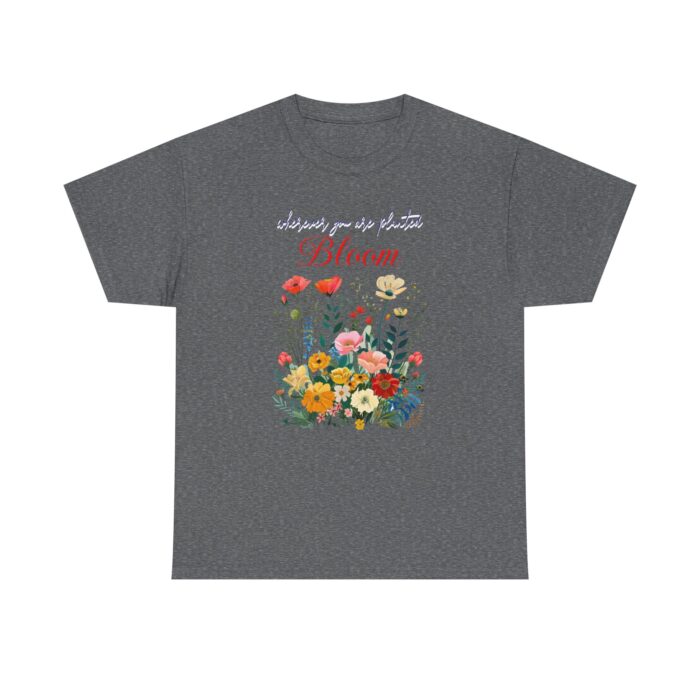 Bloom Unisex Heavy Cotton Tee - Image 25