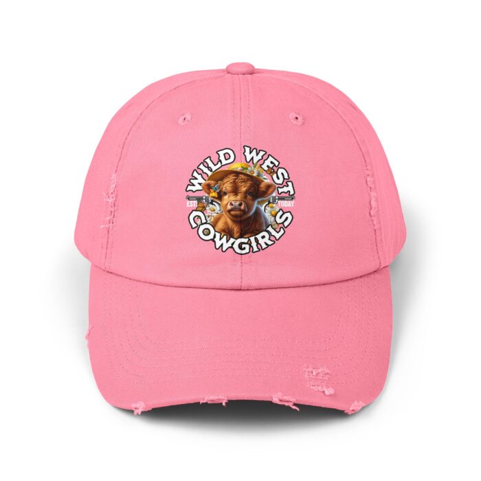 Wild West Cow Girls Unisex Distressed Cap - Image 25