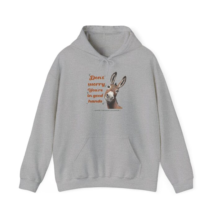 Don't worry you're in good hands Unisex Heavy Blend™ Hooded Sweatshirt - Image 13