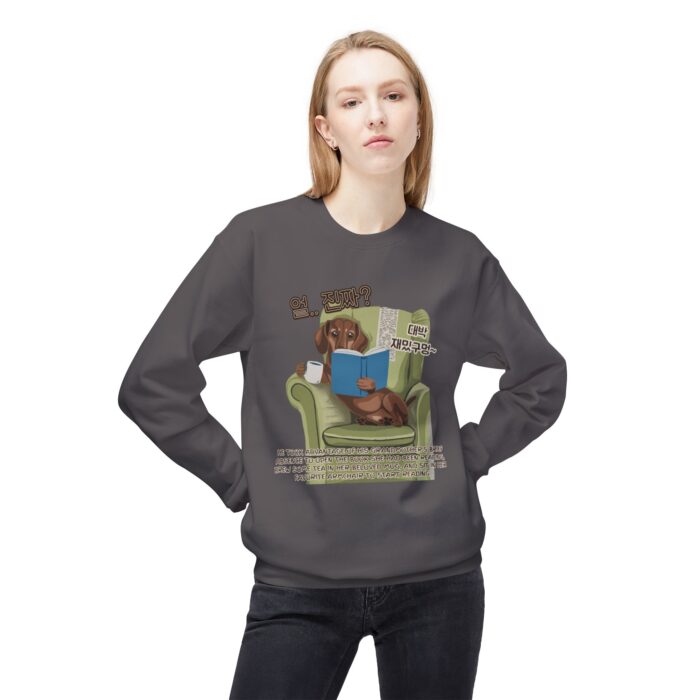 Seriously happy moment Unisex Midweight Softstyle Fleece Crewneck Sweatshirt - Image 31