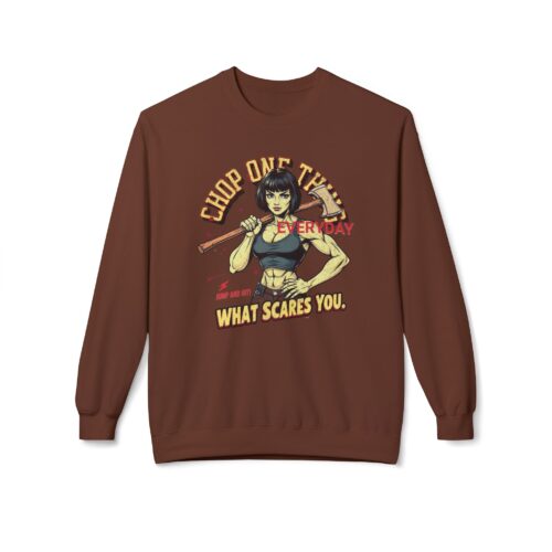 CHOP ONE THING Unisex Midweight Softstyle Fleece Crewneck Sweatshirt